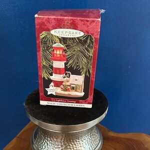 Hallmark 1997 Keepsake Ornament Lighthouse Greetings Magic Collector's Series